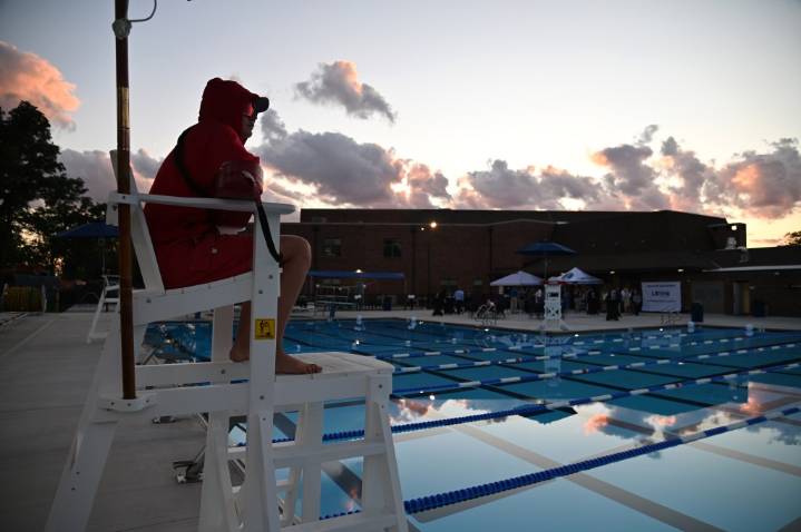 Lake Bluff VIPs celebrate Blair Park pool renovation finish