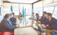 Colegio de Abogados de Trelew visitó a los ministros del Superior Tribunal de Justicia