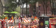 Omaha officials pushing forward with downtown sinkhole repair