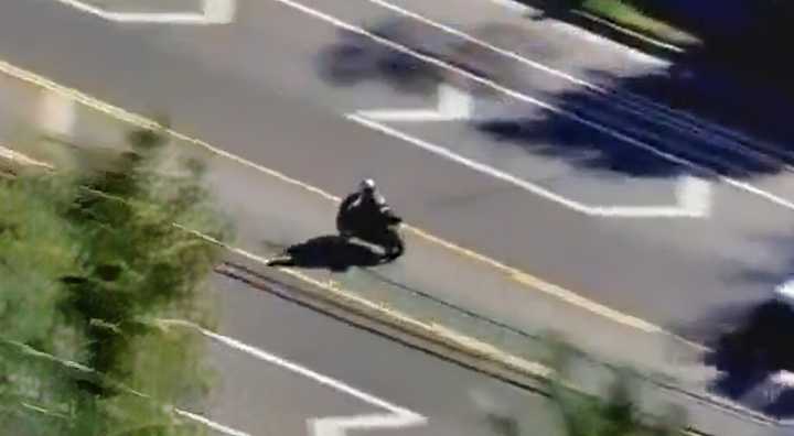 “Gonna Have To Shovel This Guy Into A Coffin”: The Entire Internet Is Tripping Out Over Viral Video Of Dude On Stolen Motorcycle Getting “Launched “Several Hundred Feet” Through The Air After Head
