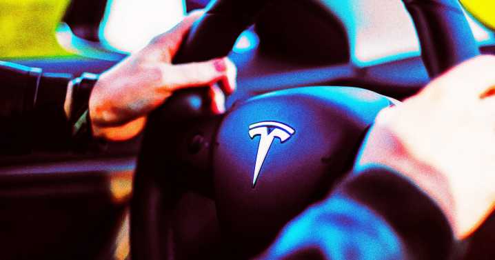 Video Shows Tesla Robotaxi Safety Driver Giving Up, Climbing Into Driver's Seat