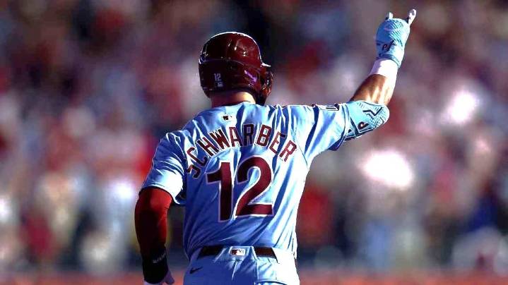 Kyle Schwarber tuvo juego de 4 jonrones