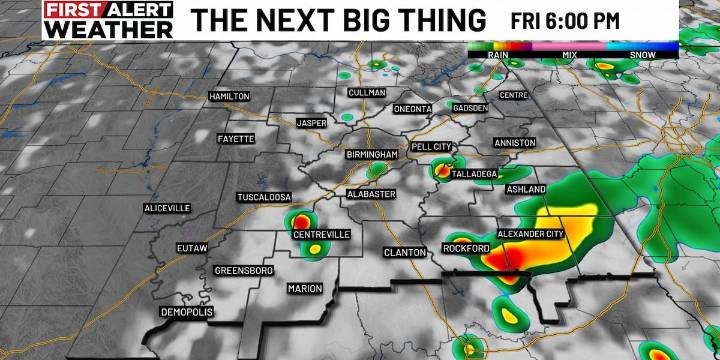 First Alert Weather: Scattered weekend showers with cooler air next week
