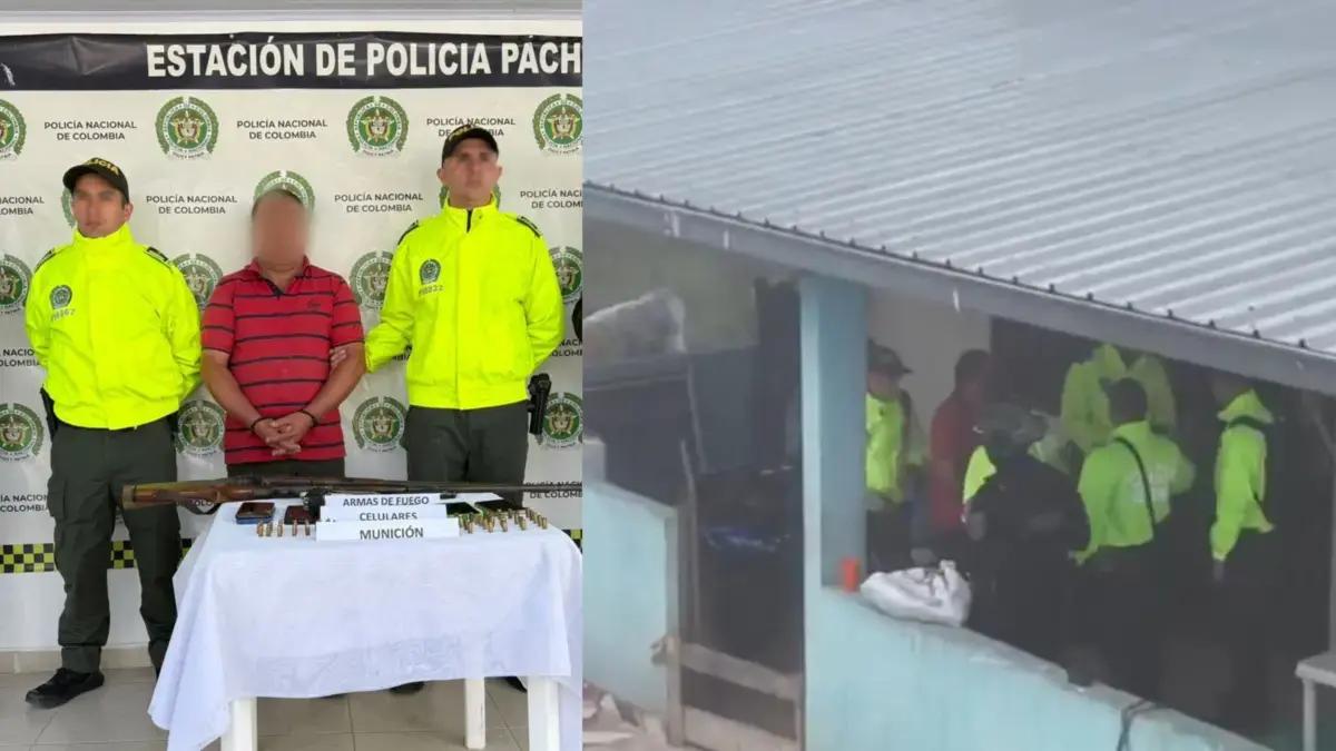 Video muestra cómo fue capturado 'Mono Luis', hermano del jefe de las disidencias, 'Iván Mordisco', en una finca del municipio El Peñón, Cundinamarca