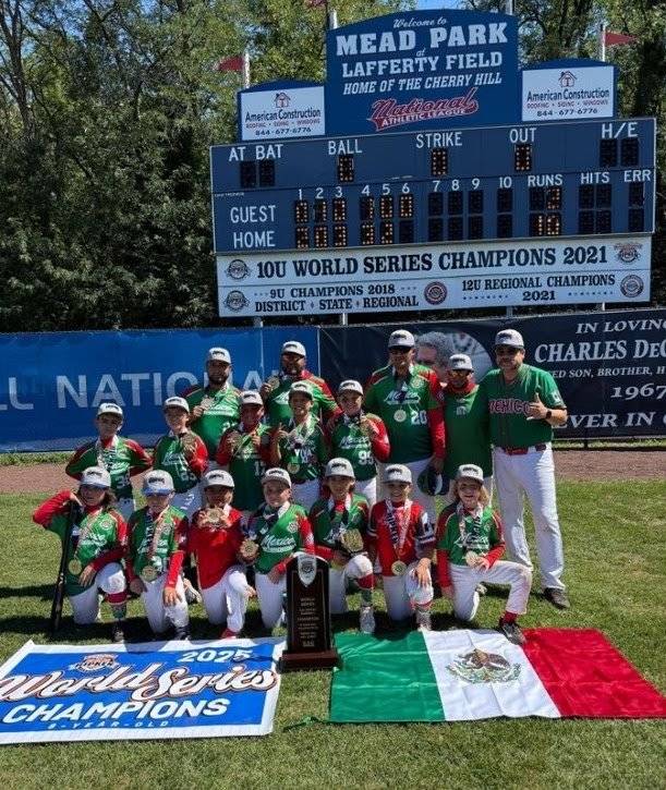 México vence a EE.UU. y conquista la Serie Mundial de Beisbol Cal Ripken Sub 8