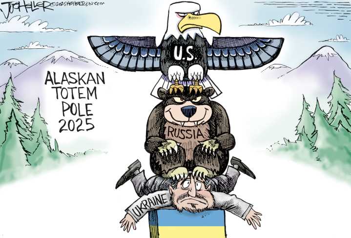5 hilariously cold cartoons about the Alaska summit