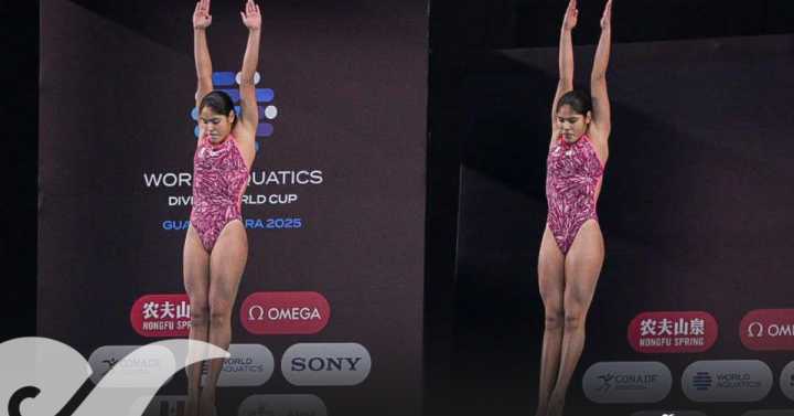 Gemelas Mía y Lía consiguen oro en trampolín sincronizado para México
