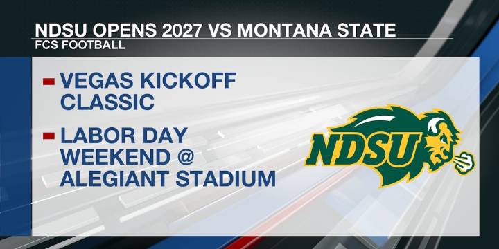 NDSU Football opens 2027 versus Montana State at neutral site