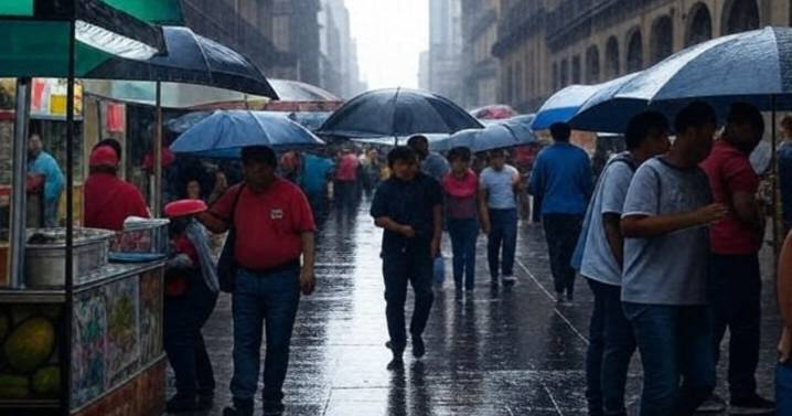 Pronóstico del clima para el 13 de agosto en el Valle de México: chubascos y lluvias fuertes