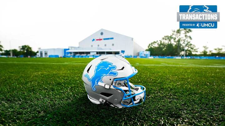 Lions announce roster moves