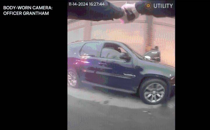 'Get out of the car': Bodycam shows police shooting after suspect struck officer with car on Indy's north side