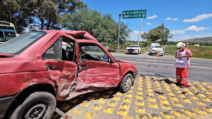 Hombre herido en brutal percance en la 120