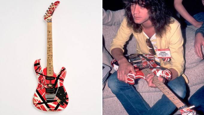 Eddie Van Halen's 1982 Kramer Guitar Could Fetch $3 Million at Auction