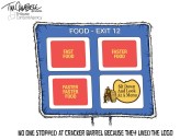 Cartoon: Cracked the Cracker Barrel