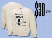 How to get this stylish Detroit Lions vintage-inspired sweatshirt for $30 off