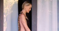 Sharon Stone exposes every curve as robe falls open in sizzling new snaps