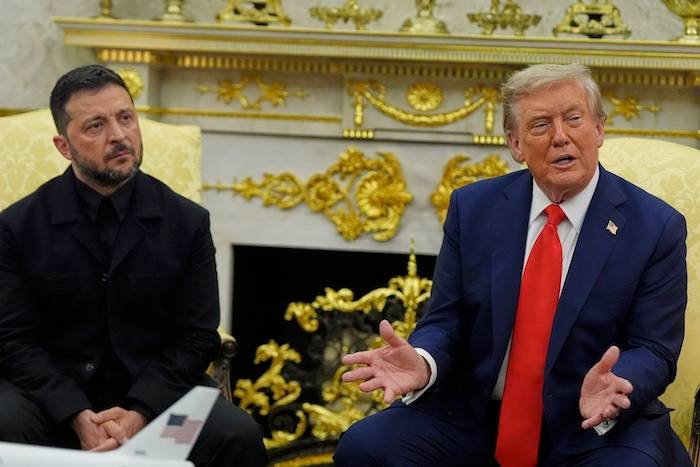 Trump says no American troops in Ukraine