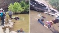 Rescatan a senderista lesionada en el Lago Jacales
