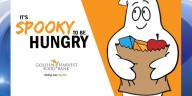 Golden Harvest volunteers tackle food insecurity in ‘Spooky to be Hungry’ campaign
