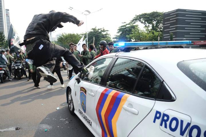 Crece la tensión en Indonesia por protestas contra la policía en varias ciudades