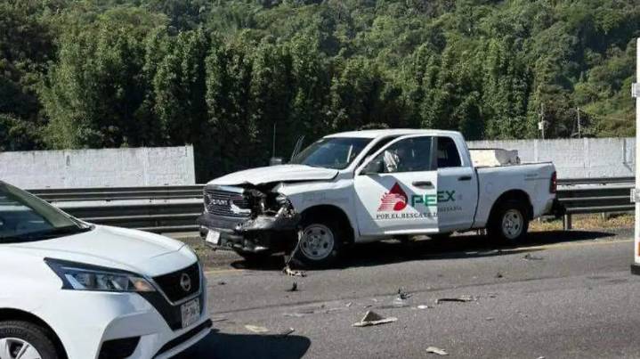 Se accidenta empleado de Pemex en Huiloapan
