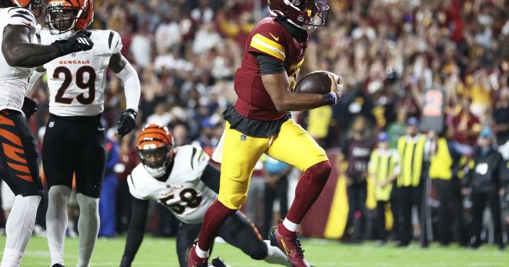 Daniels dazzles in limited action, Commanders fall to Bengals