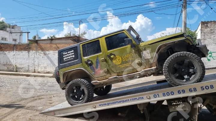 Fiscalía asegura Jeep que participó en accidente donde murió motociclista