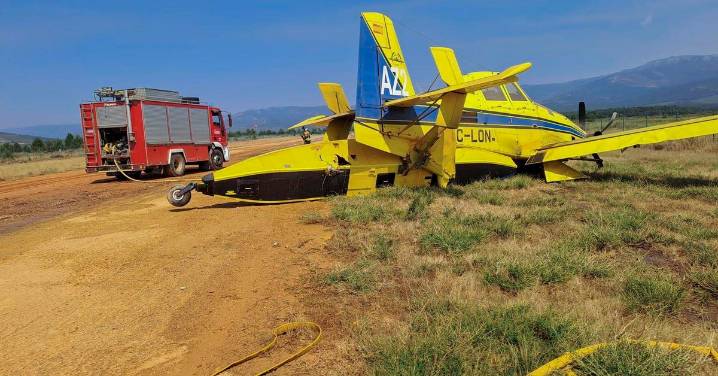 Un hidroavión aterriza de emergencia en Zamora: el piloto ha salido ileso