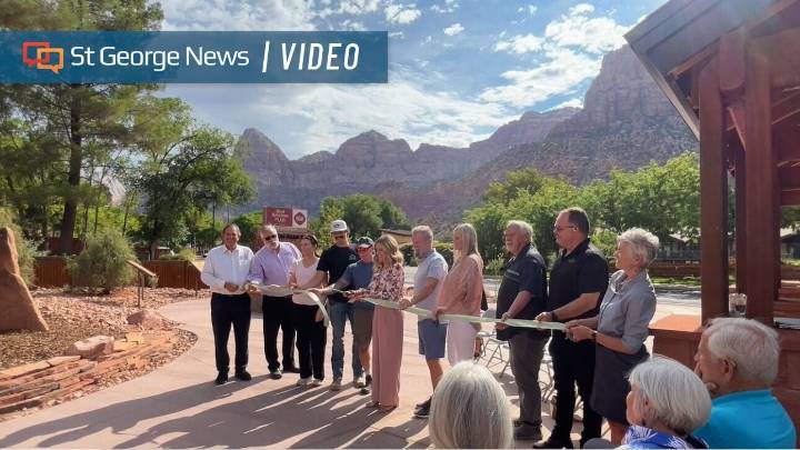 New plaza showcases unique geologic setting and small town charm in Springdale