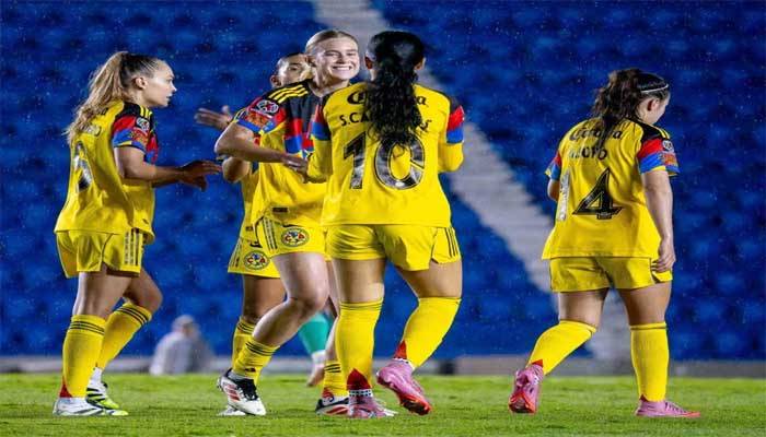 América femenil goleó a Santos