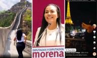 De la Muralla China a París: la ruta de lujo de una diputada de Morena
