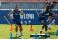 El Atlético ultima su preparación con la única baja de Giménez