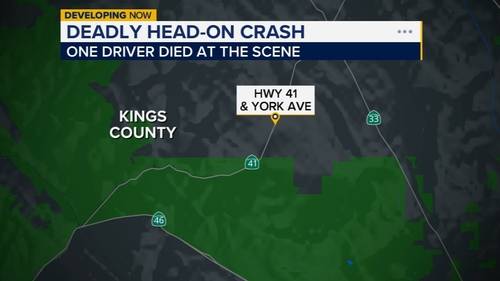 1 killed, 1 hospitalized following crash in Kings County, CHP says