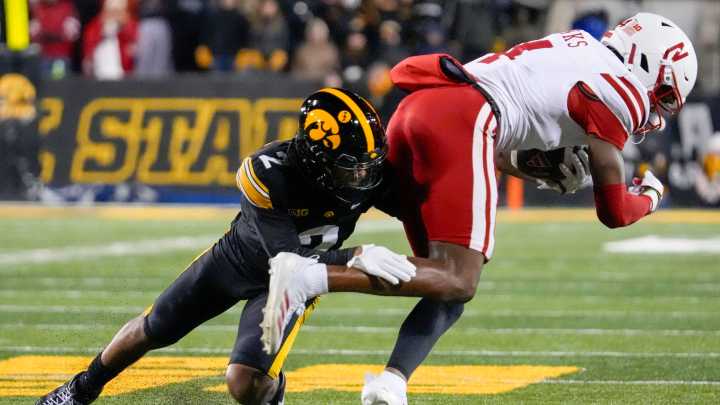 Iowa football cornerback TJ Hall will miss time with an injury