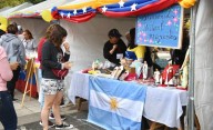 Fiesta Tricolor en Plaza Moreno de las colectividades colombiana, ecuatoriana y venezolana