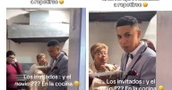 “Primero lo primero”: novio es captado comiendo a escondidas en pleno día de su boda