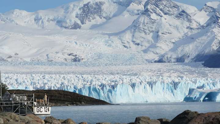 Un retroceso castastrófico del glaciar Perito Moreno está cada vez más cerca