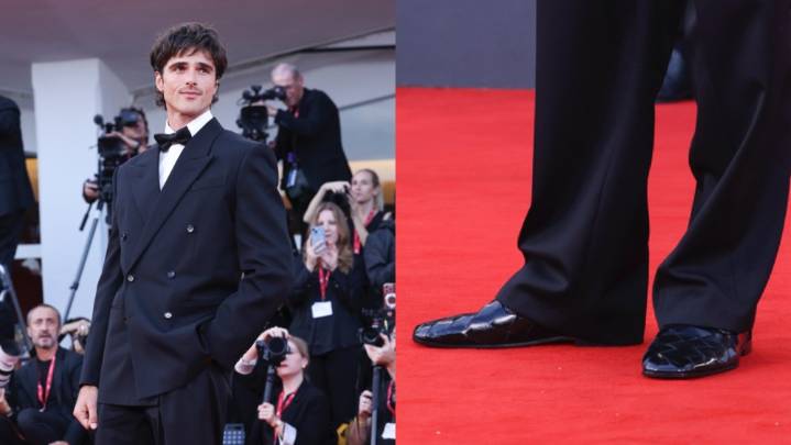 Jacob Elordi Sports Bottega Veneta Flats at the Venice Film Festival
