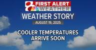 Forecast: Cooler and less muggy starting tomorrow