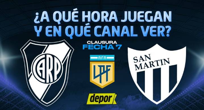 Canal para ver River vs. San Martín por el Torneo Clausura 2025
