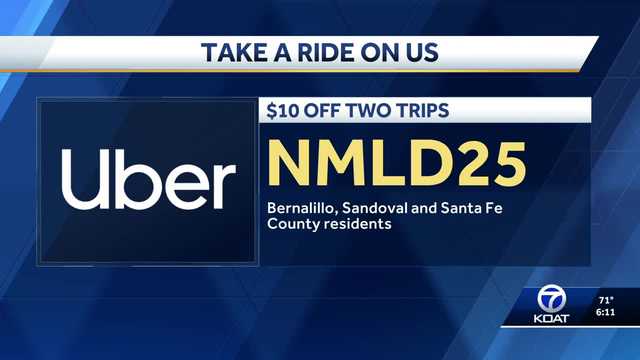 Take a Ride on Us offering free, safe rides over Labor Day weekend