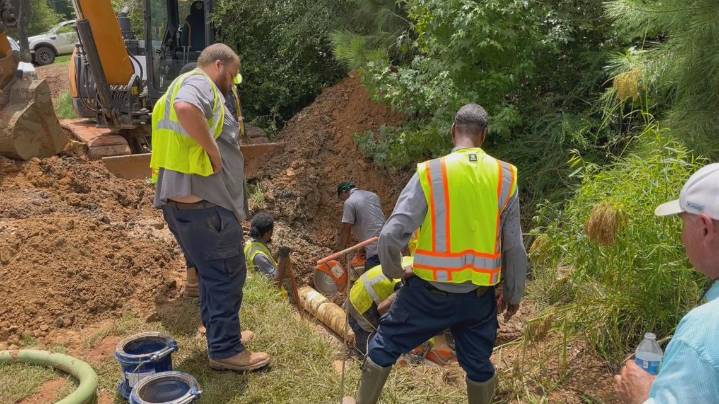 Milledgeville water main break: Blandy Road area, Georgia College west affected