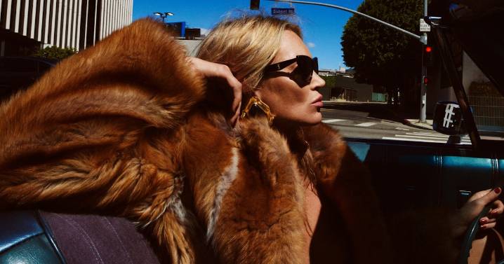 Kate Moss Saint Laurent Fall 2025 Ad Campaign