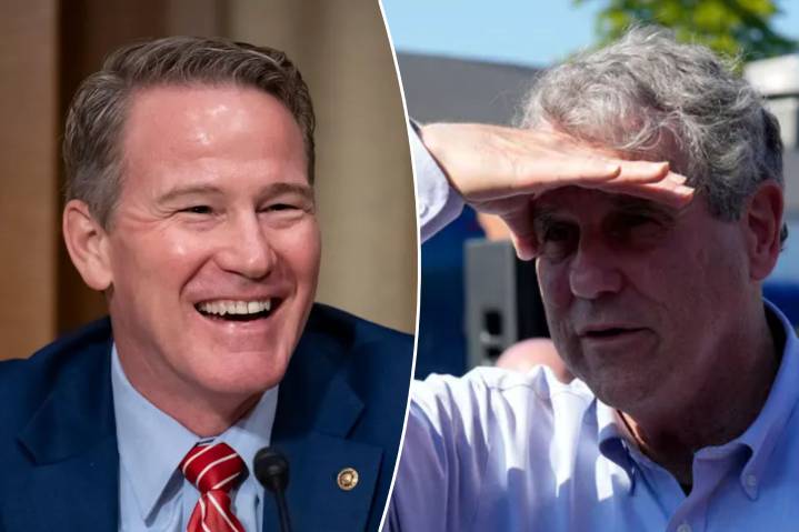 Sherrod Brown polling behind Jon Husted in Ohio Senate race