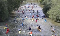 El neuquino Mateo Pradines sube al podio en el Descenso Internacional del Río Pisuerga