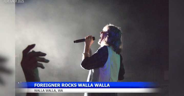 Rock band 'Foreigner' takes the stage at the Walla Walla Fair and Frontier Days