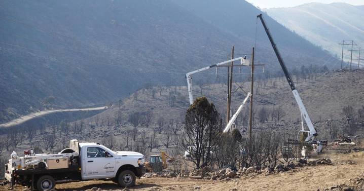 Power company working to permanently fix lines damaged in Monroe Canyon Fire