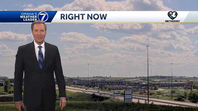 Outstanding weather this evening in Omaha