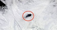 Alerta mundial: la NASA descubrió un "agujero negro" en la Antártida que se traga el hielo del Polo Sur