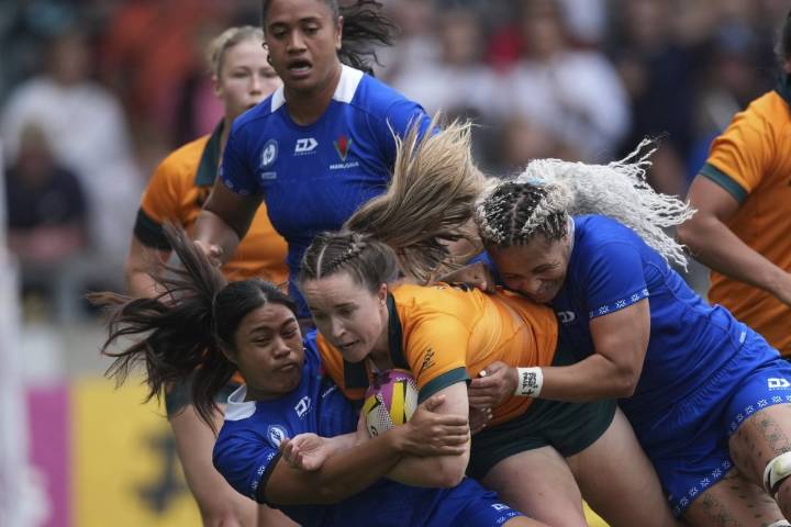 Australia thrashes Samoa 73-0 in record Women's Rugby World Cup win
